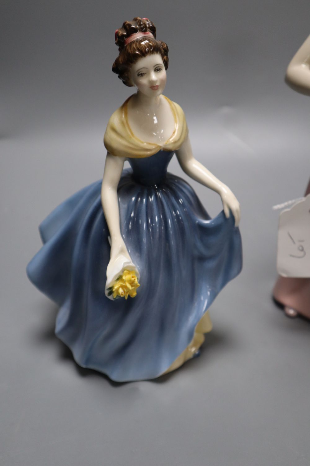 Two Royal Doulton figures and one Lladro figure (3)